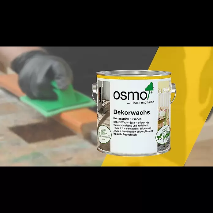 Osmo Dekorwachs - Weiß, 375 ml, Seidenglänzend - Dekorwachs