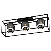 Fischer & Honsel Deckenleuchte (120 W, L x B x H: 160 x 95 x 7 cm, schwarz matt, E27) | BAUHAUS