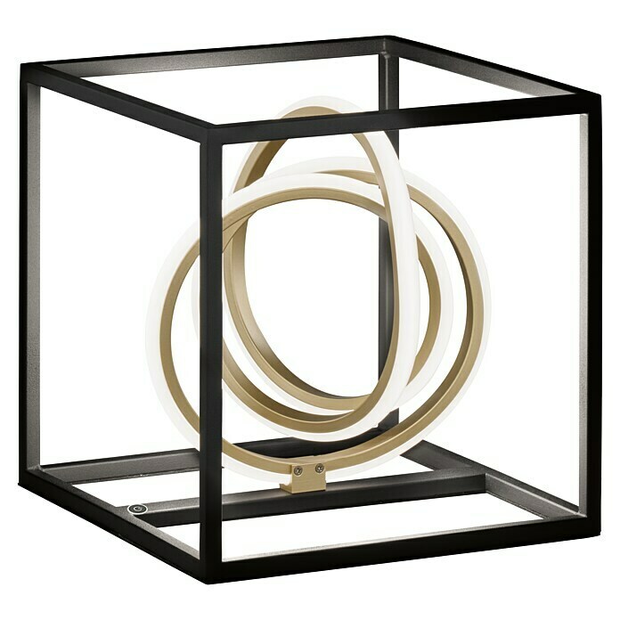 Honsel Leuchten LED-Tischleuchte (14 W, L x B x H: 150 x 90 x 20 cm, schwarz matt, Warmweiß)