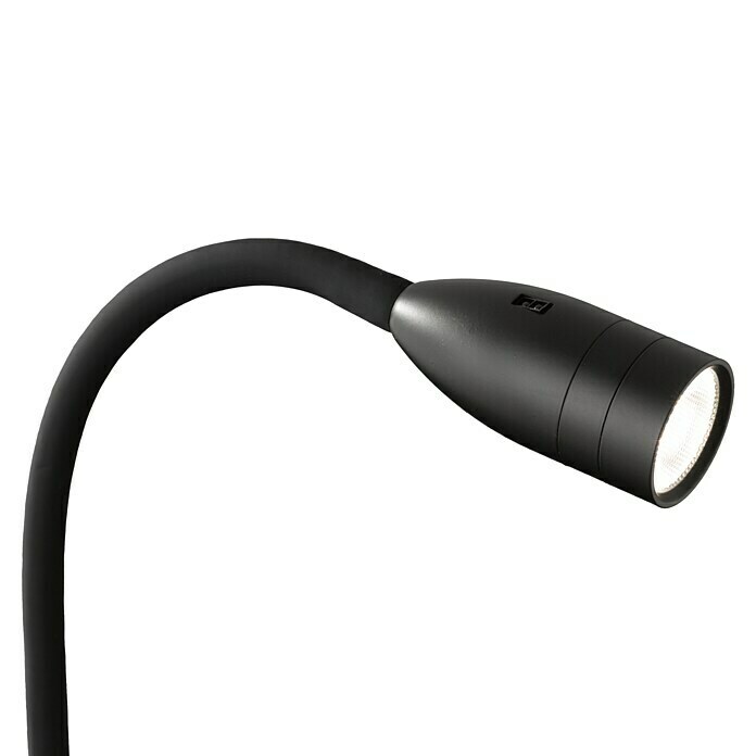 Fischer & Honsel LED-Wandstrahler Sten (5 W, L x B x H: 40 x 35 x 11 cm, schwarz matt, Warmweiß) | BAUHAUS