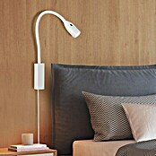 Fischer & Honsel LED-Wandstrahler Sten (5 W, L x B x H: 40 x 35 x 11 cm, weiß matt, Warmweiß) | BAUHAUS