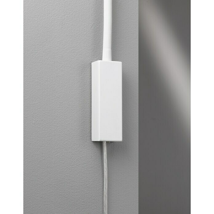 Fischer & Honsel LED-Wandstrahler Sten (5 W, L x B x H: 40 x 35 x 11 cm, weiß matt, Warmweiß) | BAUHAUS