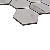 Mozaïektegel Zeshoek CIM HX5 CT (28,1 x 32,5 cm, Wit, Mat) | BAUHAUS