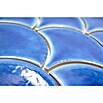 Mosaikfliese Fächer Ice Crackle FS IC3 (27,3 x 25,9 cm, Dunkelblau, Glänzend) | BAUHAUS