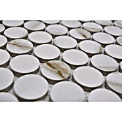 Mozaïektegel Knoop Calacatta CTG (33 x 31,2 cm, Wit, Mat) | BAUHAUS