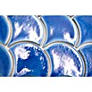 Mosaikfliese Fächer Ice Crackle FS IC3 (27,3 x 25,9 cm, Dunkelblau, Glänzend) | BAUHAUS