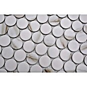 Mozaïektegel Knoop Calacatta CTG (33 x 31,2 cm, Wit, Mat) | BAUHAUS