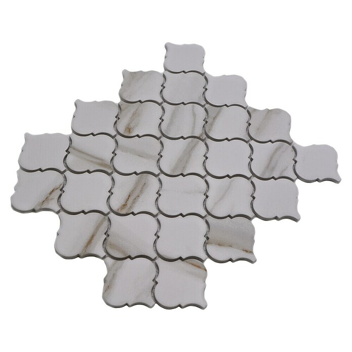 Mosaikfliese Florentiner Calacatta CIM CLP CT (24,5 x 29,3 cm, Weiß, Matt) | BAUHAUS