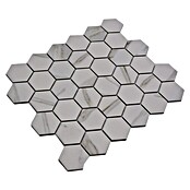 Mozaïektegel Zeshoek CIM HX5 CT (28,1 x 32,5 cm, Wit, Mat) | BAUHAUS