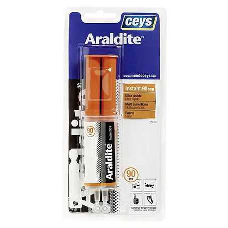 Ceys  Adhesivo de resina epoxi de 2 componentes Araldite Instant