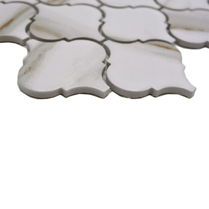 Mosaikfliese Florentiner Calacatta CIM CLP CT (24,5 x 29,3 cm, Weiß, Matt) | BAUHAUS