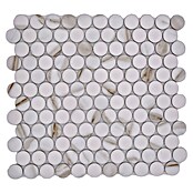 Mozaïektegel Knoop Calacatta CTG (33 x 31,2 cm, Wit, Mat) | BAUHAUS