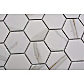 Mozaïektegel Zeshoek CIM HX5 CT (28,1 x 32,5 cm, Wit, Mat) | BAUHAUS