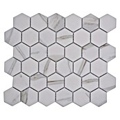 Mozaïektegel Zeshoek CIM HX5 CT (28,1 x 32,5 cm, Wit, Mat) | BAUHAUS