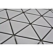 Mozaïektegel Driehoek Uni CG TR 51 (29,1 x 25,2 cm, Wit, Glanzend) | BAUHAUS