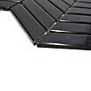 Mosaikfliese Chevron Uni CHEV 39 (30,3 x 28,9 cm, Schwarz, Glänzend) | BAUHAUS