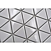 Mozaïektegel Driehoek Uni CG TR 51 (29,1 x 25,2 cm, Wit, Glanzend) | BAUHAUS