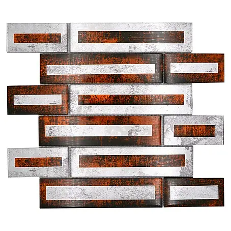 Mosaikfliese Rechteck Crystal XBH 2SW1