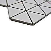Mozaïektegel Driehoek Uni CG TR 51 (29,1 x 25,2 cm, Wit, Glanzend) | BAUHAUS