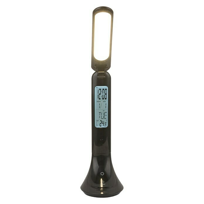 Globo Lámpara de sobremesa LED Tyrell (4 W, Negro, Altura: 26 cm)