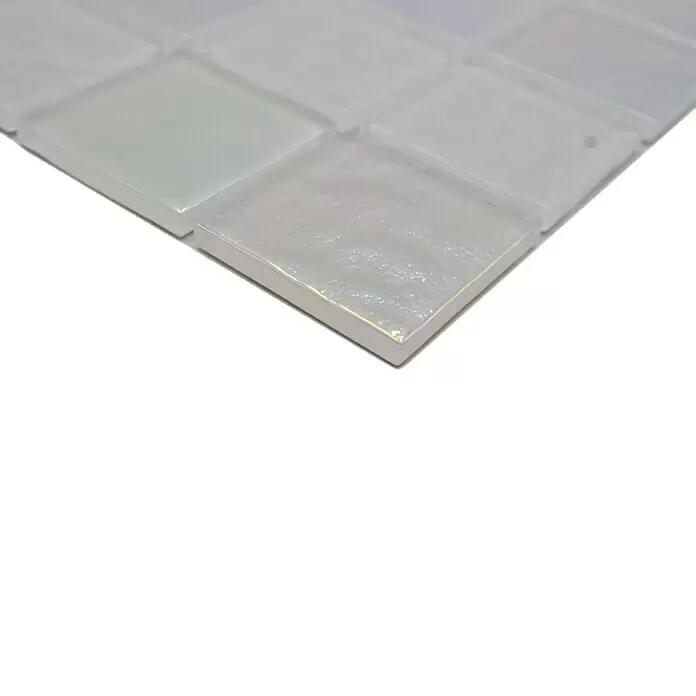 Mosaikfliese Quadrat Crystal Mix CM S200 - 29,8 x 29,8 cm, Mehrfarbig, Glänzend - Detailaufnahme