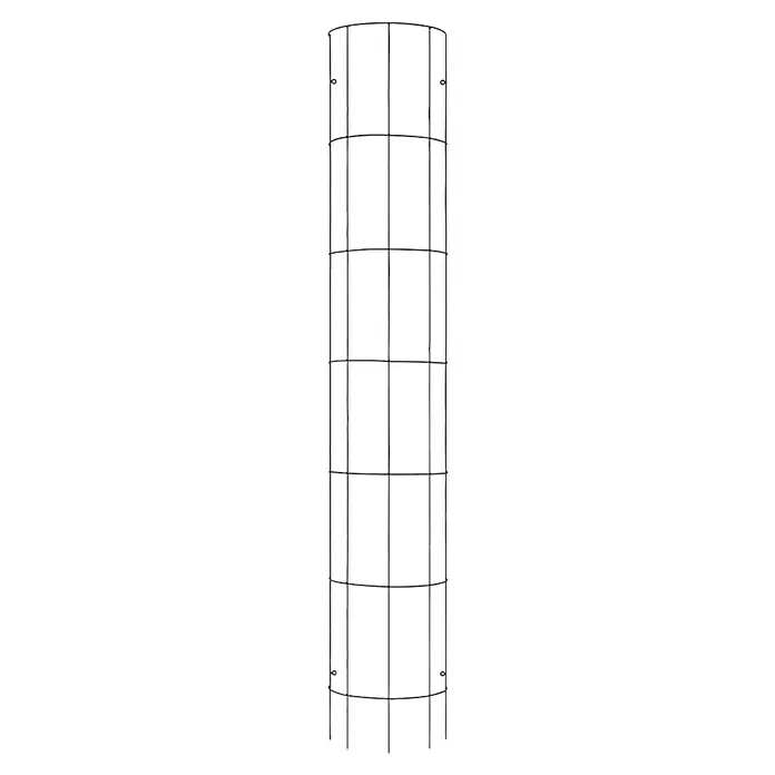 Gardol Halbrundspalier Apulien - 29 x 150 cm - Das Bild zeigt eine Rankhilfe aus Metall, ideal für Kletterpflanzen, um im Garten oder auf der Terrasse vertikal zu wachsen.