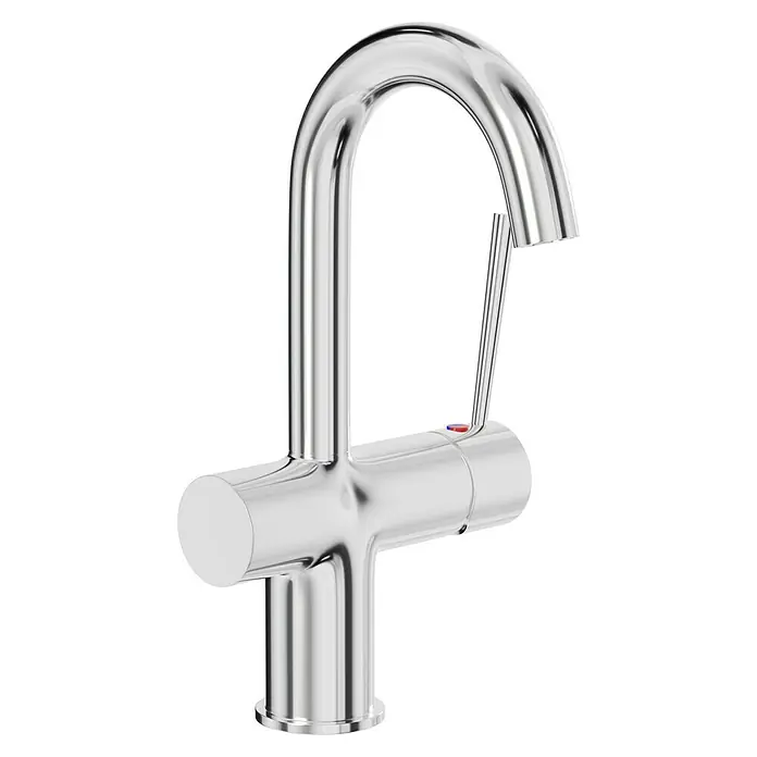 Camargue Merida Waschtischarmatur - Chrom, Glänzend, U-Auslauf - Der schicke Chrom-Wasserhahn mit seinem modernen Design wertet jedes Badezimmer auf. Die glänzende Oberfläche sorgt für einen Hingucker.