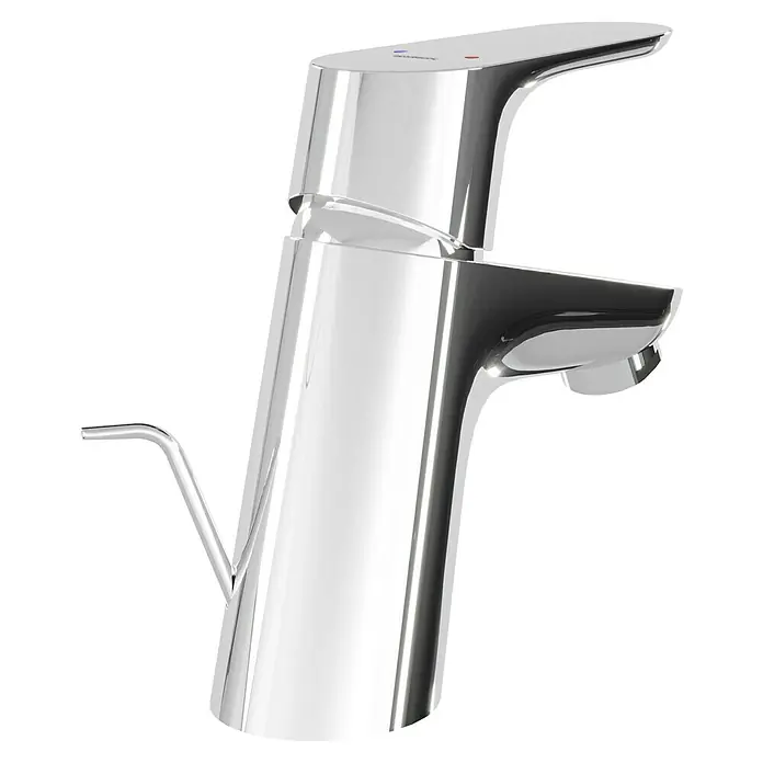 Hansgrohe Waschtischarmatur Focus 70 - Chrom, Glänzend - Ein glänzender, moderner Wasserhahn mit einem seitlichen Hebel für zusätzlichen Komfort und Stil in Ihrem Badezimmer.