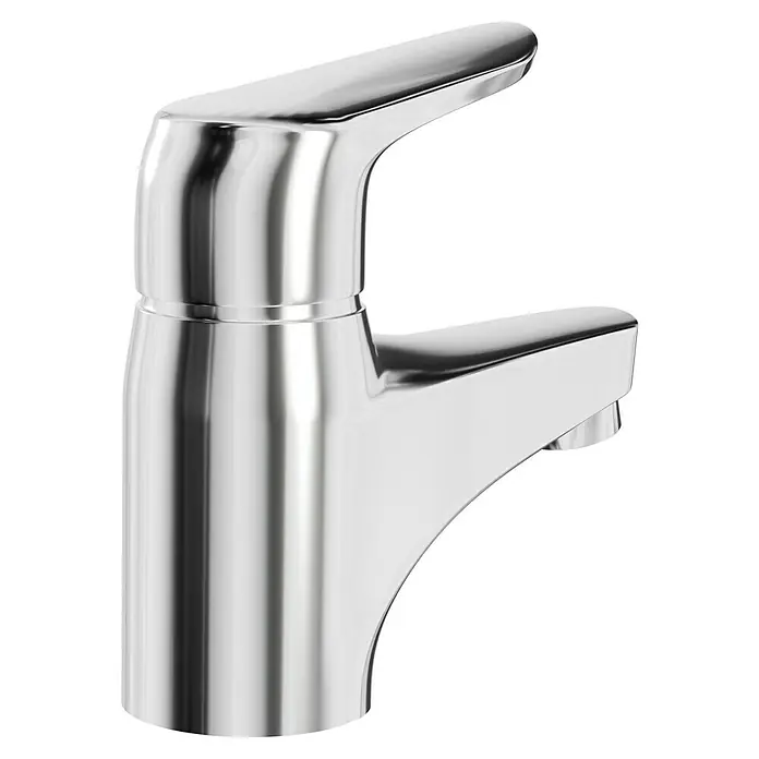 Camargue Vela Waschtischarmatur - Chrom, Glänzend - Dieser Wasserhahn besticht durch sein glänzendes Chromfinish, das in jedem Badezimmer einen modernen Akzent setzt.
