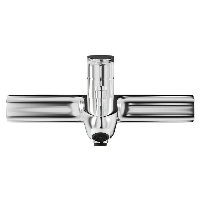 Hansgrohe Focus Badewannenarmatur - Ausladung Armatur: 162 mm, Chrom, Glänzend - Glänzender Chrom-Waschtischmischer mit modernem Design und präziser Steuerung für ein luxuriöses Badezimmererlebnis.