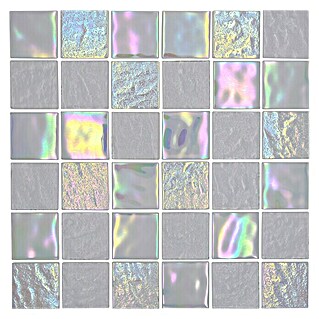 Mosaikfliese Quadrat Crystal Mix CM S200 (29,8 x 29,8 cm, Mehrfarbig, Glänzend)