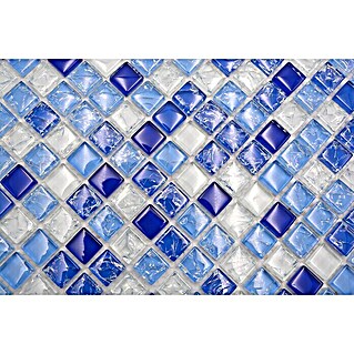 Mosaikfliese Quadrat Crystal Mix XIC 1077 (30 x 30 cm, Mehrfarbig, Glänzend)