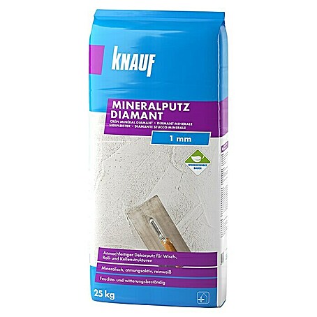 Knauf Mineral-Rollputz Diamant (25 kg, 1 mm)