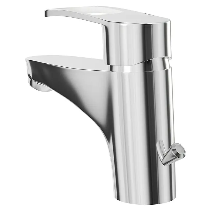 Camargue Lugo Waschtischarmatur - Chrom, Glänzend - Ein glänzender, moderner Wasserhahn mit Hebel zur einfachen Bedienung und stilvollem Design. Perfekt für jedes Badezimmer.