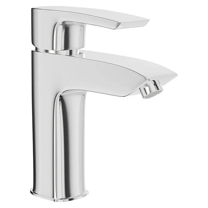 Camargue Waschtischarmatur Queen - Chrom, Glänzend - Moderner, glänzender Chrom-Wasserhahn mit klaren Linien und minimalistischem Design, perfekt für jedes Badezimmer.