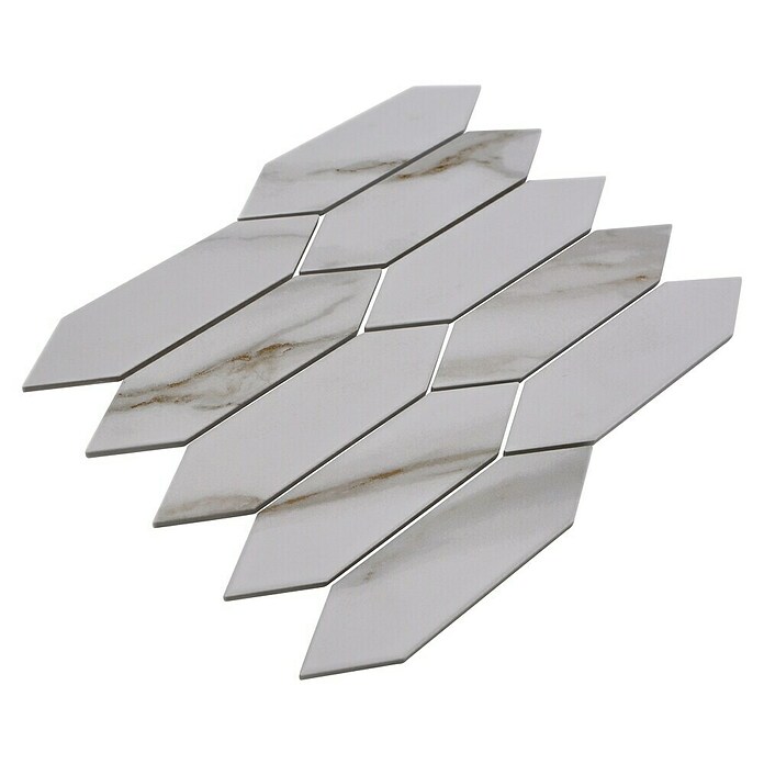 Mozaïektegel Zeshoek CIM LHX CT (31,3 x 25,8 cm, Wit, Mat) | BAUHAUS