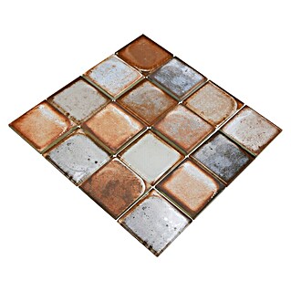 Mozaik pločica Quadrat Crystal Cementstyle XCM CS06 (29,8 x 29,8 cm, Bež, Sjaj)