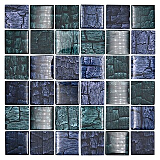 Mosaikfliese Quadrat Crystal XCM PF59 (30 x 30 cm, Mehrfarbig, Glänzend)