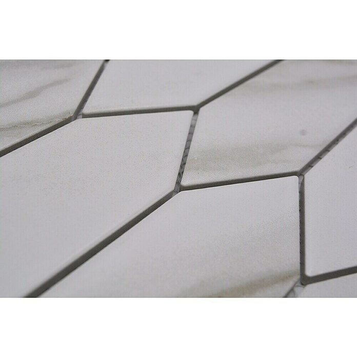 Mozaïektegel Zeshoek CIM LHX CT (31,3 x 25,8 cm, Wit, Mat) | BAUHAUS