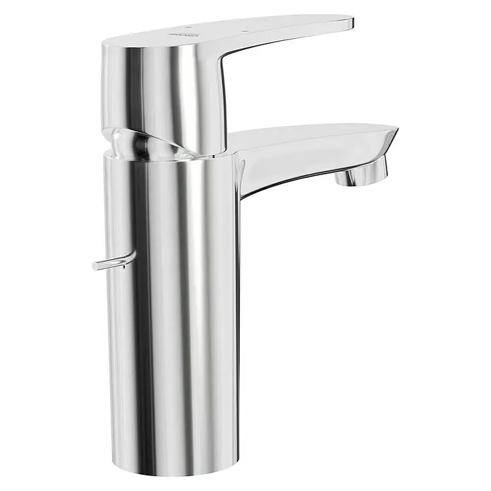 Grohe Eurostyle Cosmopolitan Waschtischarmatur - Chrom, Glänzend - Elegante Waschtischarmatur in Chromoptik. Die moderne Einhebelmischbatterie besticht durch ihr minimalistisches Design und hochwertige Verarbeitung.