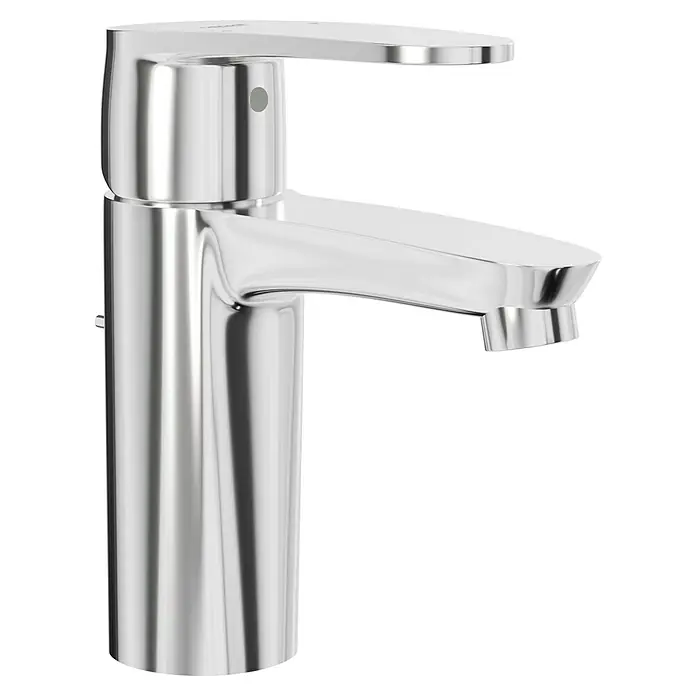 Grohe Eurostyle Cosmopolitan Waschtischarmatur - Chrom, Glänzend - Glänzender Wasserhahn in Silber, ideal für moderne Badezimmer. Das Design ist schlicht und elegant.