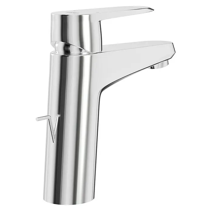 Grohe Eurodisc Cosmopolitan Waschtischarmatur S-Size - 12,5 l/min, Chrom, Glänzend - Elegante Chrom-Waschtischarmatur mit schlankem Design und seitlichem Hebel für präzise Wasserkontrolle. Stilvolle Ergänzung für jedes moderne Bad.