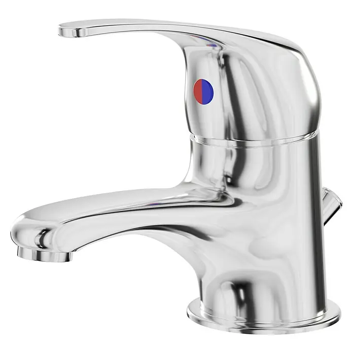 Mixomat Sirani Waschtischarmatur - Chrom, Glänzend - Elegante Chrom-Einhebelmischarmatur für stilvolle Badezimmer. Die Armatur besticht durch ihr modernes Design und die hochwertige Verarbeitung.