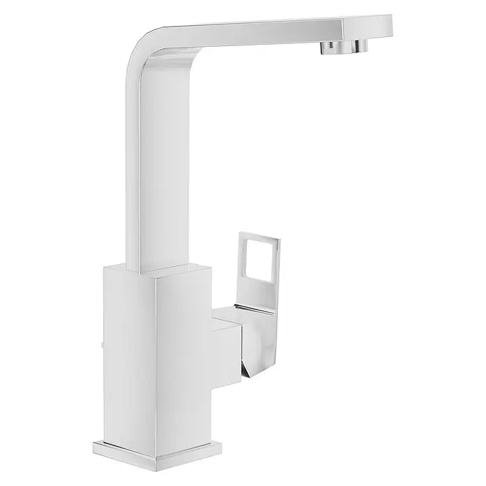 Grohe Eurocube Waschtischarmatur - Chrom, Glänzend, Schwenkbar - Elegante, moderne Armatur mit minimalistischem Design. Die Chromoberfläche verleiht der Armatur eine luxuriöse Ausstrahlung und passt perfekt zu jedem Badezimmer.