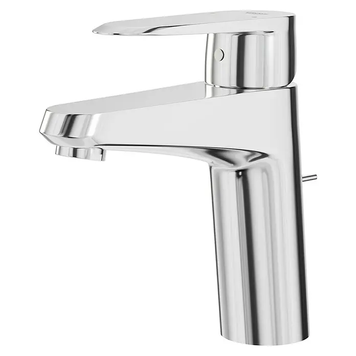 Grohe Eurodisc Cosmopolitan Waschtischarmatur S-Size - 12,5 l/min, Chrom, Glänzend - Eleganter, verchromter Waschtischhahn mit modernem Design und klaren Linien für ein stilvolles Badezimmerambiente.