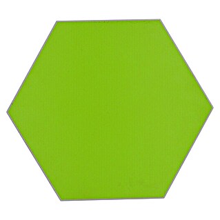 Mosaikfliese Hexagon Uni SAMT CHB5G (15,2 x 17,2 cm, Grün, Matt)