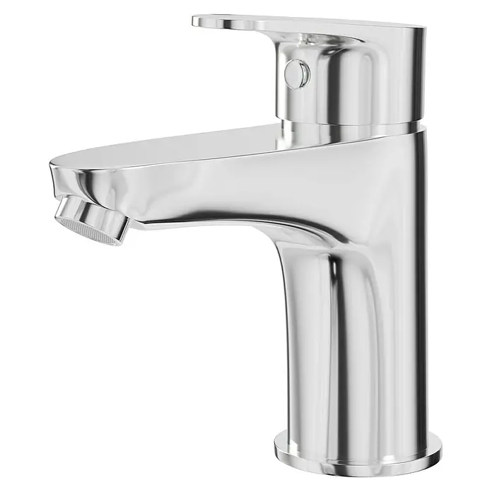 Camargue Elba Waschtischarmatur - Hochdruck, Chrom, Glänzend - Glänzender Chrom-Wasserhahn mit modernem Design für stilvolle Badezimmer. Der Einhebelmischer sorgt für einfache Bedienung.