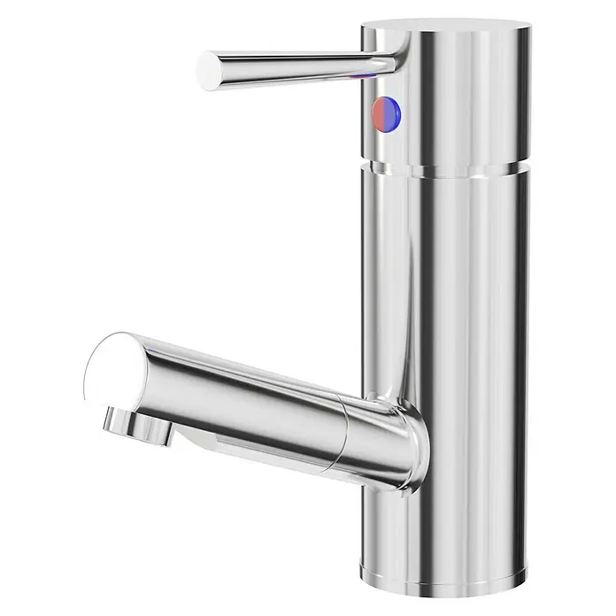Camargue Merida Waschtischarmatur - Höhe: 16 cm, Chrom, Glänzend - Dieser moderne Chrom-Wasserhahn ist ein echter Hingucker. Das elegante Design und die hochwertige Verarbeitung machen ihn zum Highlight im Bad.