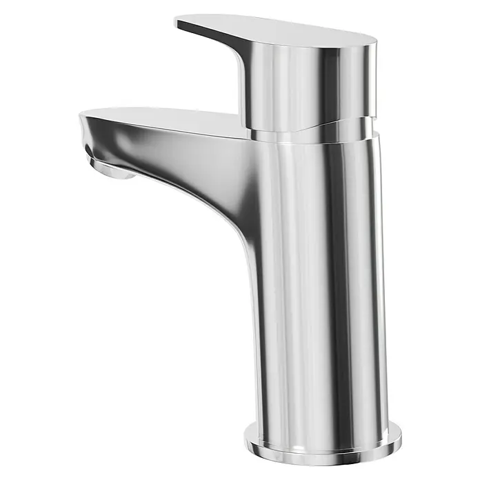 Camargue Elba Waschtischarmatur - Hochdruck, Chrom, Glänzend - Ein glänzender, moderner Wasserhahn. Das schlichte Design und die Chromoberfläche machen ihn zu einem Hingucker in jedem Badezimmer.