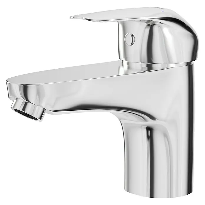 Grohe Euroeco Waschtischarmatur - Chrom, Glänzend - Glänzender Chrom-Wasserhahn mit modernem Design für Waschbecken. Ein stilvolles und funktionales Accessoire für jedes Badezimmer.
